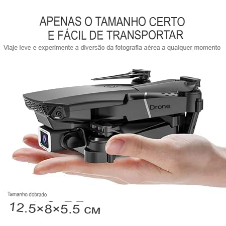 Mini Drone E998 Pro Com Câmera Dupla 4k Full Hd Wifi