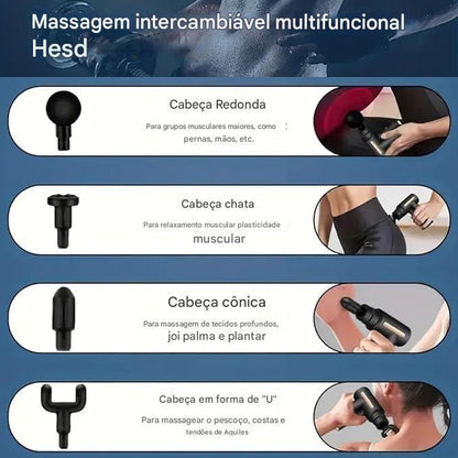Pistola Electrica Massageadora
