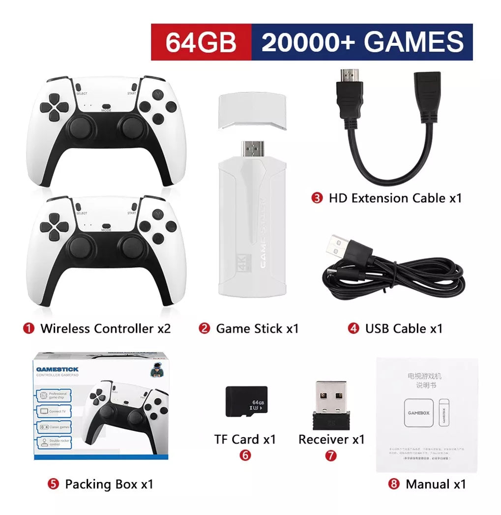 Gamestick Branco (20mil jogos)